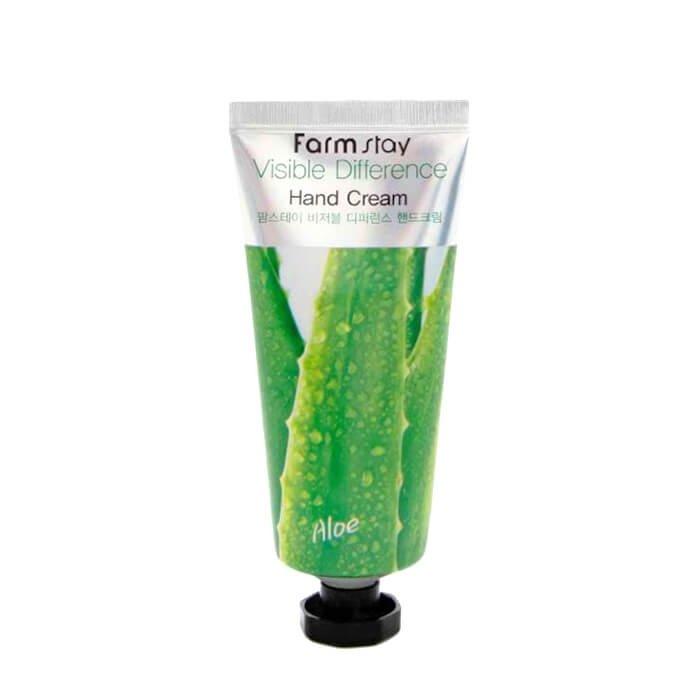 Крем для рук FarmStay Visible Difference Hand Cream Aloe з алое 100 г (280495) - фото 1 - id-p1712175617