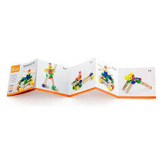 Дерев'яний конструктор Viga Toys 53 деталей (50490), фото 3