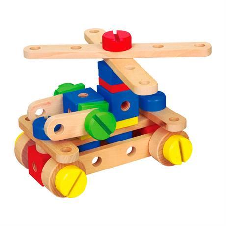 Дерев'яний конструктор Viga Toys 53 деталей (50490)