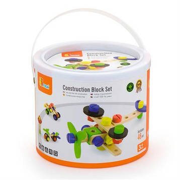 Набір будівельних блоків Viga Toys 48 деталей (50383), фото 2