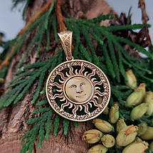 Сонце, Сонечко, Ярило кулон, підвіс, амулет, талісман, фото 5