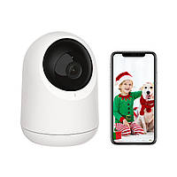 Видеокамера SwitchBot Baby Monitor, 360-градусный 1080P Pan Tilt Smart WiFi (2.4G)