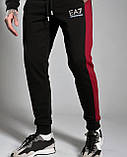 Чоловічий спортивний костюм Armani D10788 чорний М, фото 2