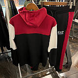 Чоловічий спортивний костюм Armani D10788 чорний М, фото 3