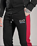 Чоловічий спортивний костюм Armani D10788 чорний М, фото 5