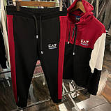 Чоловічий спортивний костюм Armani D10788 чорний М, фото 8