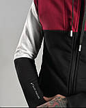 Чоловічий спортивний костюм Armani D10788 чорний М, фото 7