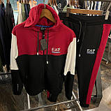 Чоловічий спортивний костюм Armani D10788 чорний М, фото 9