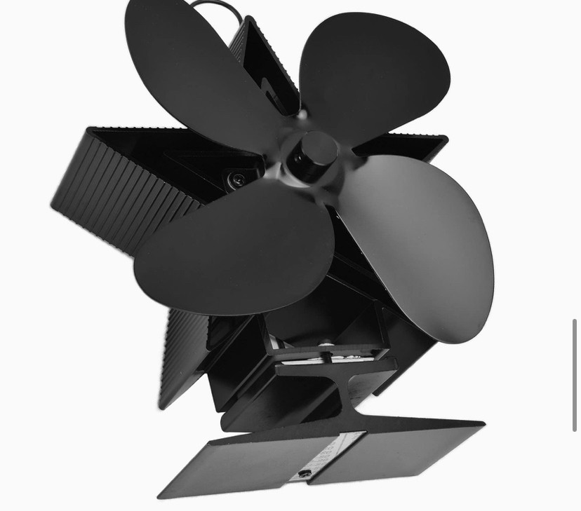 Вентилятор для плити, чорний термостійкий вентилятор для домашньої вітальні