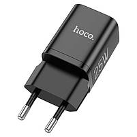 Мережевий зарядний пристрій Hoco N19 Rigorous PD25W и кабель Type C - Type C Black, фото 6