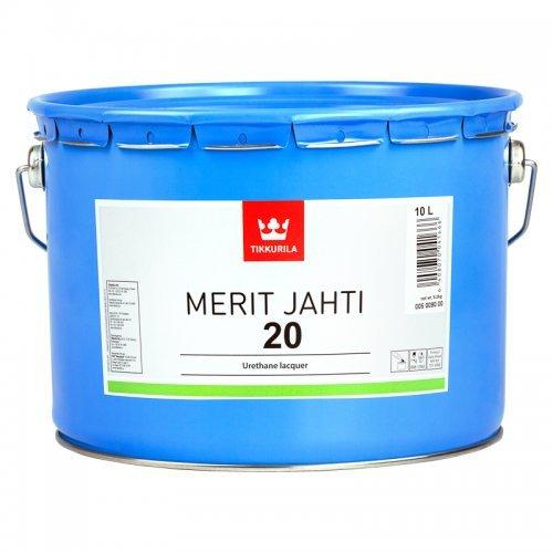 Tikkurila Merit Jahti 20 - напівматовий уретано-алкідний лак для дерева, 3 л