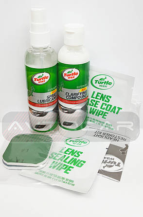 Набір для відновлення авто фар Turtle Wax Headlight Restorer Kit 51768, фото 2