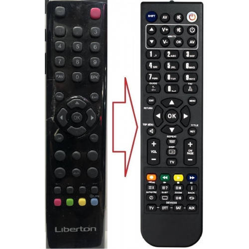 Пульт для LIBERTON D-LED 3216 DBT2 (аналог) (ID#1745923817), цена: 245 ...