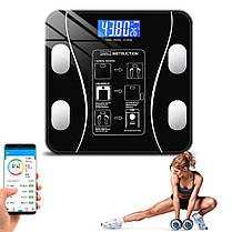 Розумні підлогові ваги A8003 Bluetooth фітнес ваги до 180 кг смарт аналіз тіла індекс маси точний вимір, фото 2