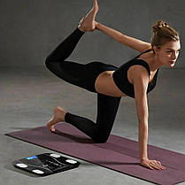 Розумні підлогові ваги A8003 Bluetooth фітнес ваги до 180 кг смарт аналіз тіла індекс маси точний вимір, фото 4