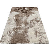 Килимок LOTUS HIGH W8567 1,2 x1,7 Білий з бежевим прямокутник, фото 4