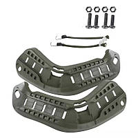 Рельсове кріплення, напрямні рейки на шолом каску ACH MICH 2000, Зелений