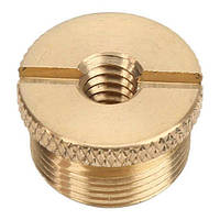 Перехідник адаптер 1/4 Female — 5/8 Male Alitek RST-47 Gold (шліц)