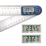 Кутомір електронний (транспортир, малка) Shahe 5522-200 з лінійкою 200 мм, фото 2