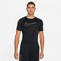 Термо-лонгслив Nike Pro Men's Tight Fit Short-Sleeve Black Доставка з США від 14 днів - Оригинал