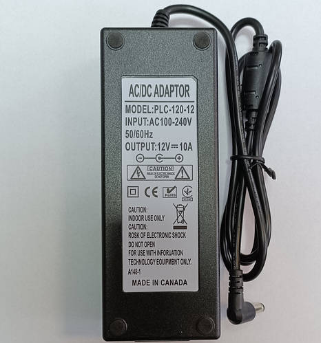 Блок питания для камер видеонаблюдения 12 вольт 10 Ампер 120W OEM PLC ...