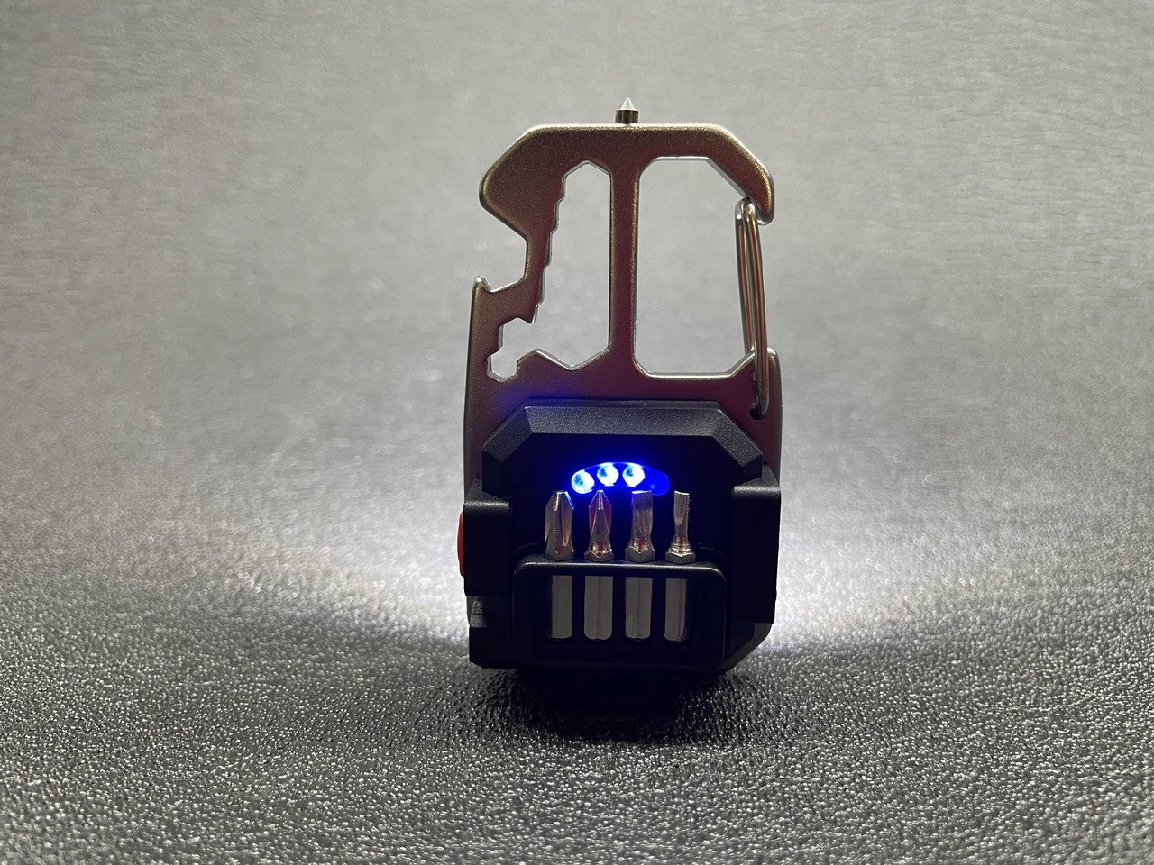 Многофункциональный Аккумуляторный Mini LED Фонарик Брелок W5138 Фонарик 500 mAh Type-C Красный Свет - фото 2 - id-p1745949975