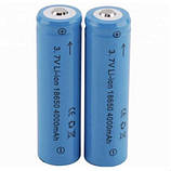 Акумулятор 18650 3.7V 4000 mAh Li-ion (1 шт.) "Warning", фото 2