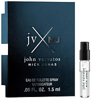 1, Парфумована вода чоловіча John Varvatos Nick Jonas JVxNJ Blue 1.5 мл пробник Оригінал