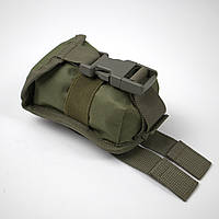 Подсумок сумка для гранаты (РГД, Ф1, П67) на Molle цвет 12х10х6 см Олива