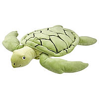 Мягкая игрушка IKEA BLAVINGAD черепаха, зеленый, 44 см 505.221.01