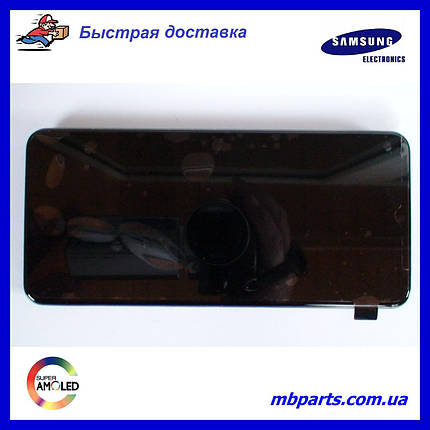 Дисплей із сенсором Samsung A047 Galaxy A04s 2022, GH82-29805A, Black, сервісний оригінал у зборі з рамкою!, фото 1