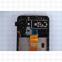 Дисплей із сенсором Samsung A047 Galaxy A04s 2022, GH82-29805A, Black, сервісний оригінал у зборі з рамкою!, фото 4