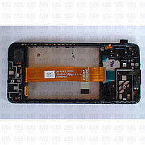 Дисплей із сенсором Samsung A047 Galaxy A04s 2022, GH82-29805A, Black, сервісний оригінал у зборі з рамкою!, фото 3