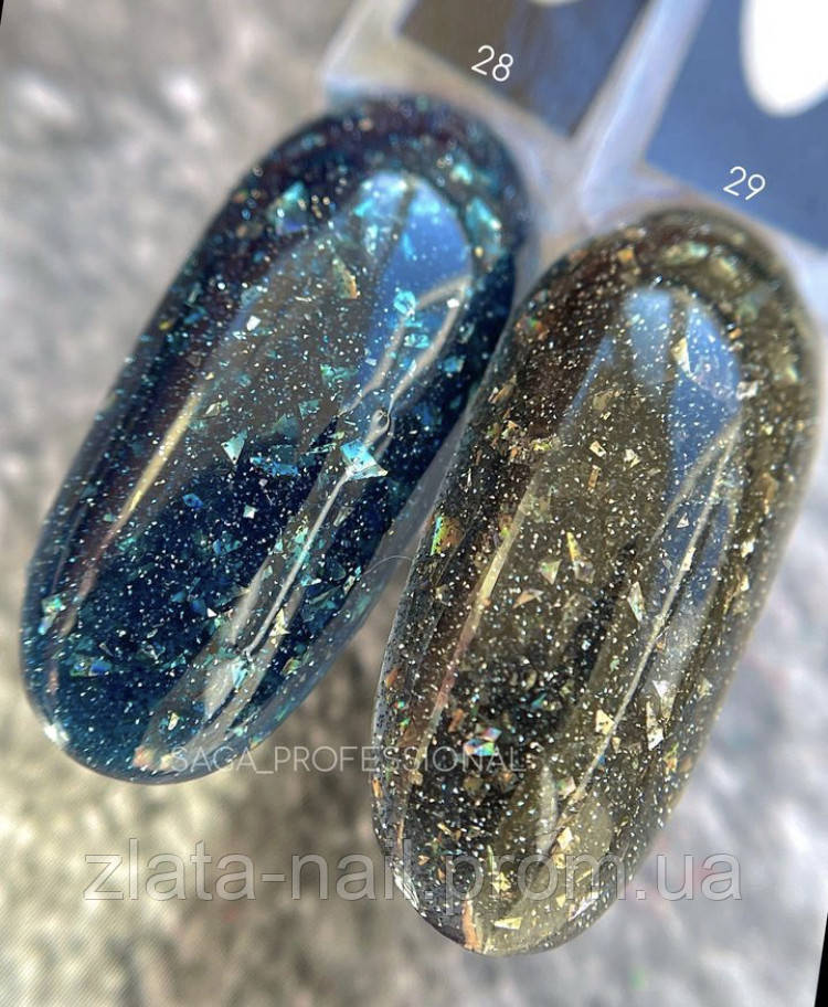 Гель-лак світловідбивний Saga Professional Fiery gel No29;8 мл
