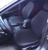 Чехлы на сиденья для Toyota Rav4 (Тойота рав 4), модельные, кожзам, отдельный подголовник