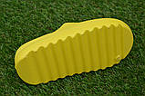 Стильні дитячі шльопанці на масивній підошві жовті р30 19,5 см, фото 6