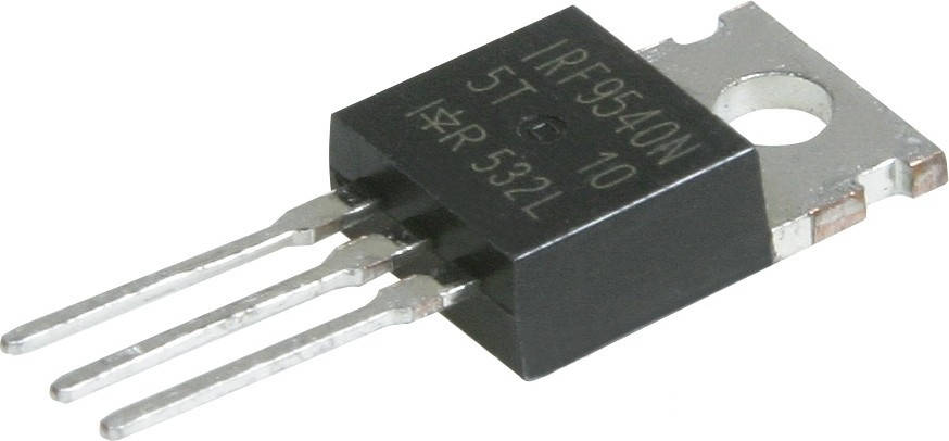 Транзистор IRF9540N, P-канал 100В 23А [TO-220], фото 1