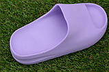 Дитячі шльопанці на масивній підошві бузкові 30-34, фото 3