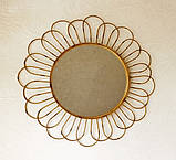 Настінне дзеркало Ромашка з металу, фото 7