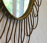 Настінне дзеркало Ромашка з металу, фото 6