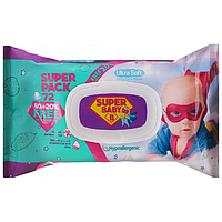 Влажные салфетки Super Baby Ultra Soft, 72 шт