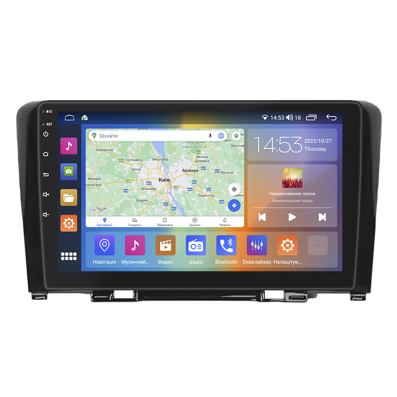 Штатна магнітола Lesko для Great Wall Hover H6 2011-2017 екран 9" 4/64 Gb CarPlay 4G Wi-Fi GPS Prime 3 шт., фото 1