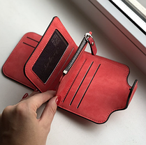 Гаманець Baellerry Forever mini, Жіночий гаманець із замші, фото 3