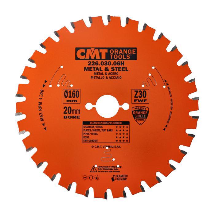 Пильний диск для "сухої" різання металів D = 160 мм (СМТ, Італія), фото 1