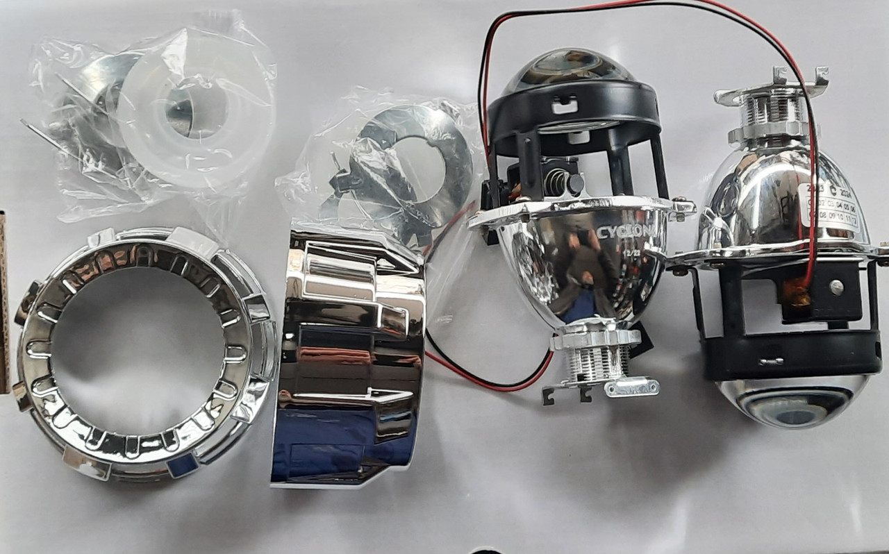 Біксенонові лінзи Cyclone BL-2.0 H1 2" дюйма
Комплект