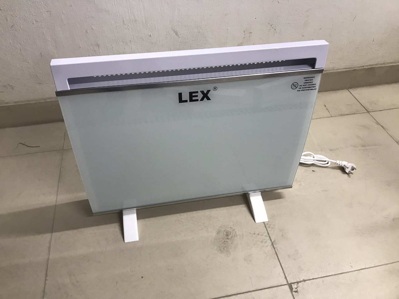 Нагрівач конвекторний електричний LEX LXCH-06-B, 1500 Вт., фото 1