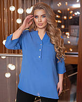 Сорочка-туника БАТАЛ модная, фото 2