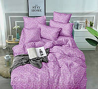 Постельное белье Наша Швейка Бязь Calvin Klein на розовом Семейный 2 х 150х215 см