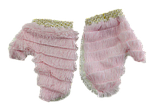 Дитяча хутряна шуба Туреччина 3, 4, 5 років для дівчинки з рукавицями рожевий (КДД1), фото 3
