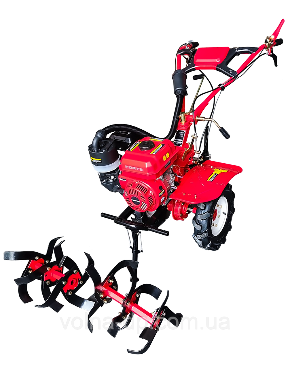 Культиватор бензиновий червоний FORTE 1050GS New